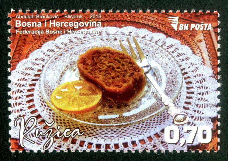 BOSNIA&HERZEGOVINA 2018 -  Gastronomy Desserts, MNH