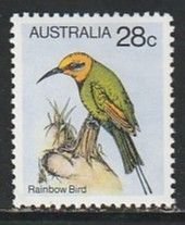 1980 Australia - Sc 734 - 1 single - MNH VF - Rainbow bird