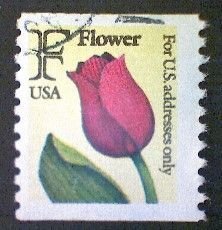 United States, Scott #2518, used(o) coil, 1991,  F Tulip, (29¢)