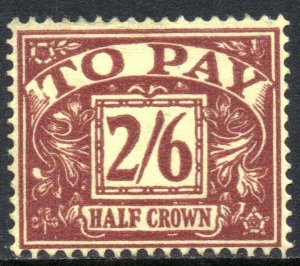 1961 Sg D65 2s6d purple/yellow Postage Due Unmounted Mint