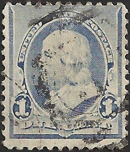 # 219 DULL BLUE USED BEN FRANKLIN SCV-0.75