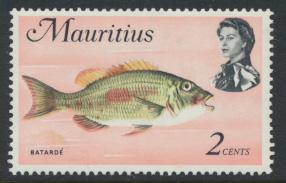 Mauritius SG 382 Scott #339  Marine Life 1969  MNH see details 