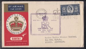 Great Britain - 1953 Coronation Flight to Australia