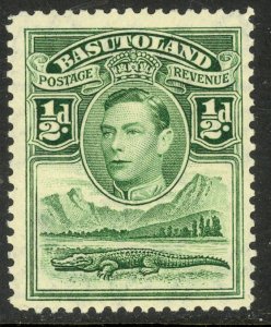 BASUTOLAND KGVI 1938 1/2d Emerald CROCODILE Pictorial Sc 18 MLH