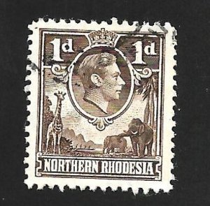 Northern Rhodesia 1938 - U - Scott #27