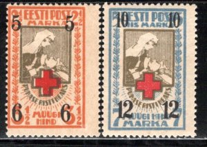 Estonia Scott # B13 - B14, mint hr