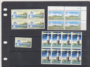 New Zealand Scott # OY46 X4- OY49 X5- OY50 X8 MNH Lighthouse Life Insurance