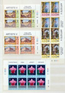 JERSEY 1980s Scouts Ships Art Birds Flowers Blocks MNH(220+)Gd Face(Gar 61