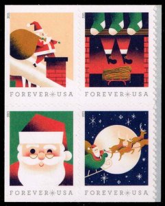 US #5647a Visit from St. Nick Block of 4; MNH