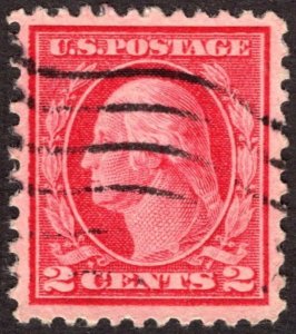 1917, US 2c, Washington, Used, VF/XF, Sc 499