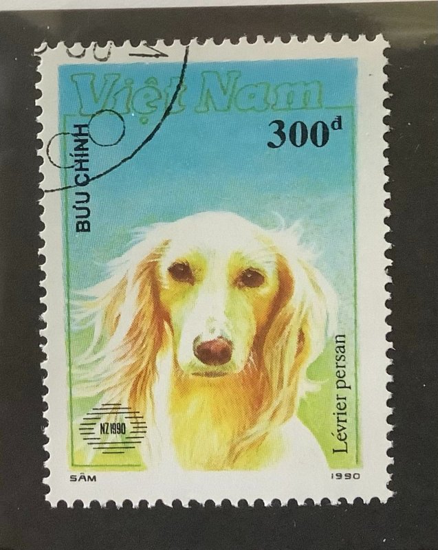 Vietnam 1990 Scott 2100 CTO - 300d,  NZ exposition,  Dogs