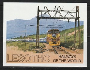 Lesotho 458 Trains Mint NH