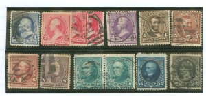 United States #219/220-228  Single