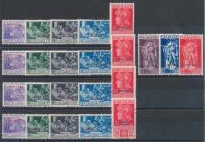 1930 COLONIAL TOURS, Francesco Ferrucci, 28 values, MNH **