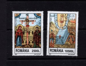 Romania  #4517-18 (2002 Easter set) VFMNH CV $1.25