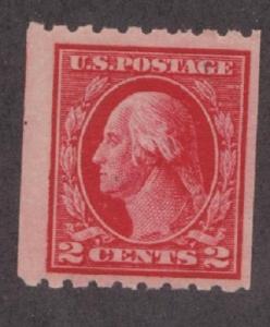 411 Washington MNH Coil Single  