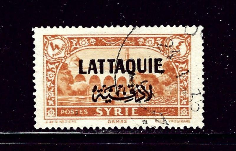 Latakia 14 Used 1931 overprint