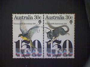 Australia, Scott #941a, used (o) pair, 1984, Victoria, 30c