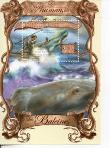 Guinea 2013 whales MNH .