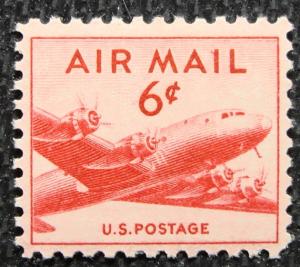 US #C39 MNH Single *GD*, DC-4 Skymaster, SCV $.20 L12