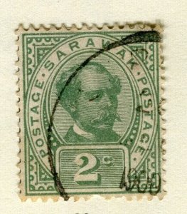 SARAWAK; 1899 early C. Brooke issue fine used 2c. value