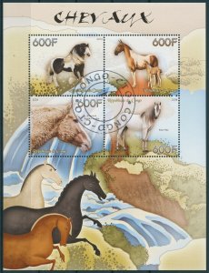 Horses Stamps 2014 CTO Farm Animals Campolina Paso Fino Tinker Horse 4v M/S