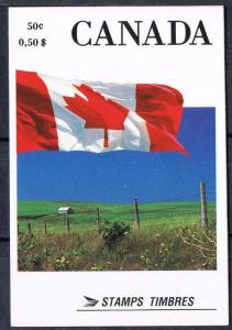 Canada BK111A 50c Vending Booklet - Slater Paper - Perf. 12.5 x 13.0 - VF-75 NH