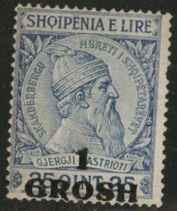 Albania Shqiperise Scott 50 Mint No Gum CV$3.50