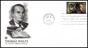 US 3444 Thomas Wolfe PCS U/A FDC