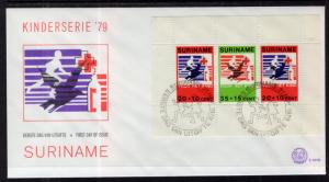 Suriname B263a Souvenir Sheet U/A FDC