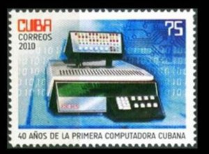 CUBA Sc# 5097 1st Cuban COMPUTER technology internet 2010 MNH