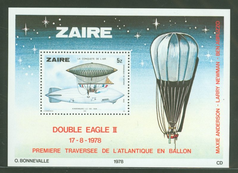 Zaire #901 Mint (NH) Souvenir Sheet