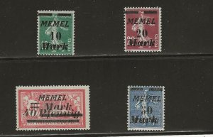 Memel 93-96 Mint Hinged (416286)