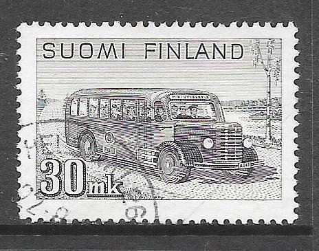 Finland 253A: 30m Post and Travel Coach, used, F-VF