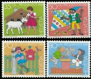Scott #B509-12 Childrens Stories MNH