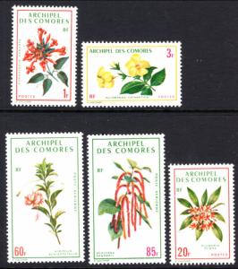 Comoro Island 96-98,C37-C38 Flowers MNH VF