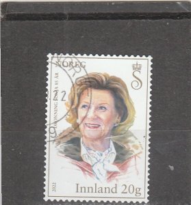 Norway  Scott#  1942  Used  (2022 Queen Sonja 85th Birthday)