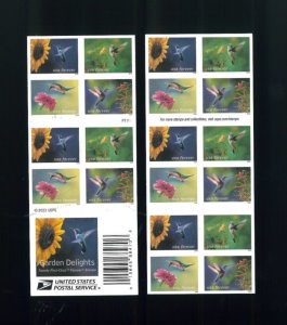 United States Garden Delights Humming Bird Forever Postage Stamp #5845-48b MNH