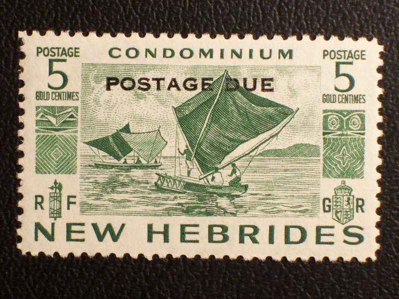 New Hebrides (British) Scott #J11 unused