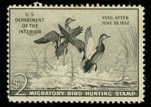 US #RW18 VF used, fresh colors, faint cancel,  Choice!