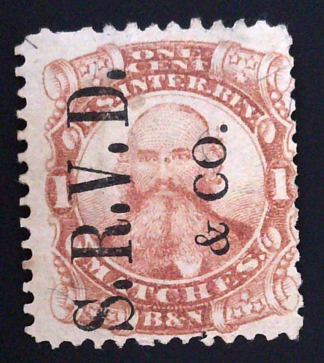 Scott RO42b 1c Lake Die II, Silk Paper B.&N. United States