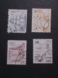 ​CUBA-VERY OLD CUBA-CANS FACTORY STAMPS USED- VF WE SHIP TO WORLD WIDE.