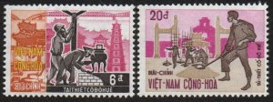 Vietnam Sc #374-375 MNH