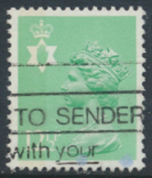 Northern Ireland GB Machin 12½p SG NI36a  Used  SC# NIMH20  see scans