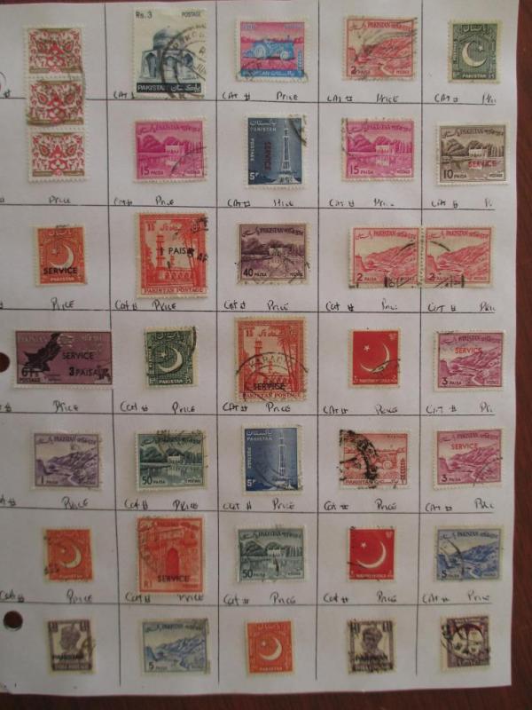 ~175 Pakistan Hinged On Pages - Unchecked - As Received - See Scans