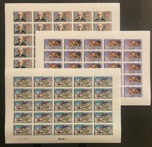 Stamps Full Set in Sheets Pre Olympics Imperf. 1987 Djibouti-