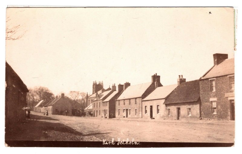 GB Scotland Card KIRK YETHOLM RP PPC Roxburghshire Postcard 1907{samwells}ZA274