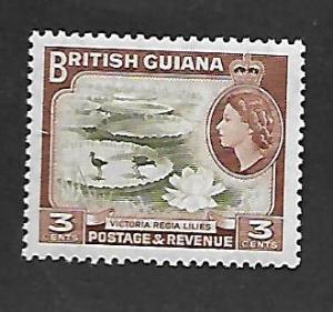 BRITISH GUYANA 255 MINT HING 1954 ISSUE