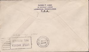 U.S 1934 Little America Antarctica Byrd Expedition 1Year Delay Cover