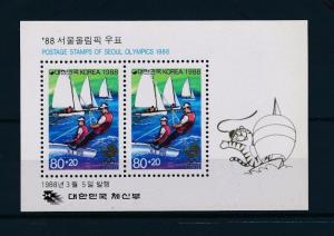 [55545] Korea 1988 Olympic games Seoul Sailing MNH Sheet